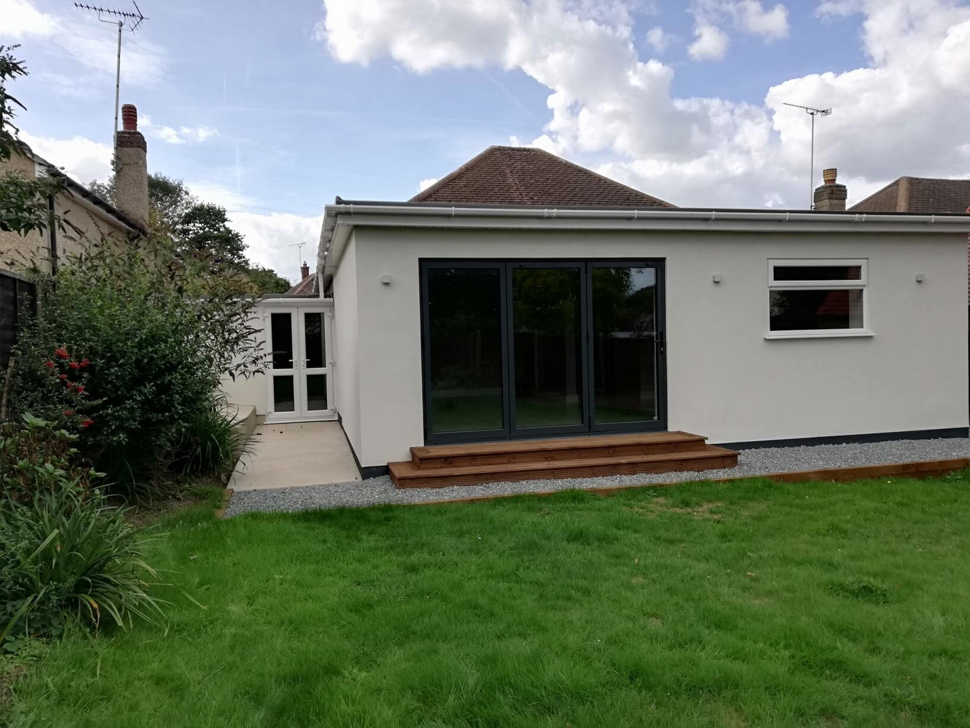 Example of a domestic rendering project completed by R. Fulcher & Sons
